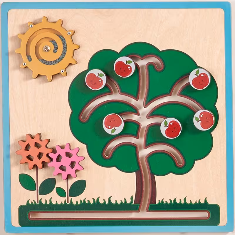 تخته هوش بیزی برد کوچک مدل درخت سیب کد 5464636