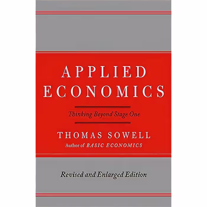 کتاب زبان اصلی Applied Economics اثر Thomas Sowell انتشارات Basic Books