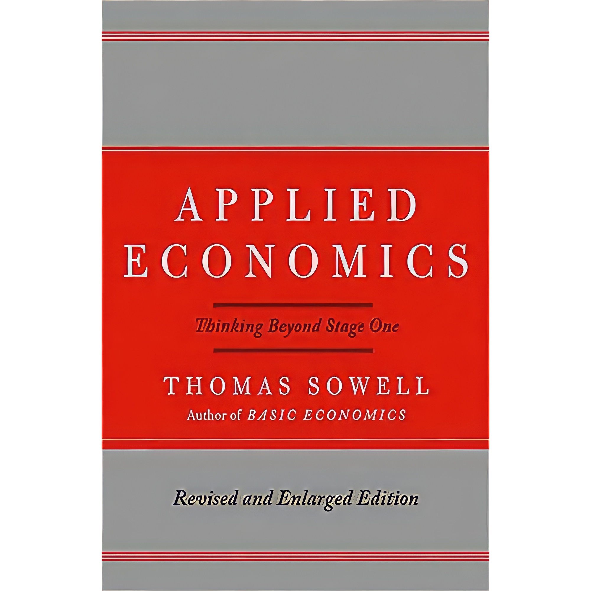 کتاب زبان اصلی Applied Economics اثر Thomas Sowell انتشارات Basic Books