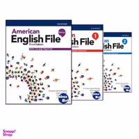 کتاب American English File Starter-1-2 Third Edition اثر جمعی از نویسندگان انتشارات زبان مهر 3 جلدی