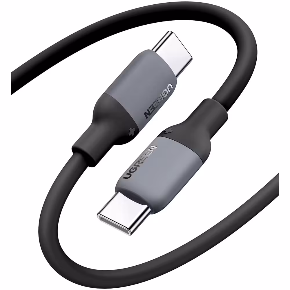 کابل شارژ سریع دو سر تایپ‌سی 60 وات یک متری یوگرین US563 15279