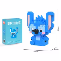 لگو آیکون مدل استیچ آبی کد Q5016