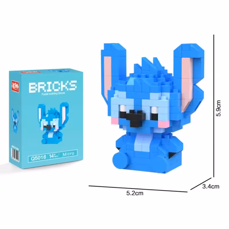 لگو آیکون مدل استیچ آبی کد Q5016