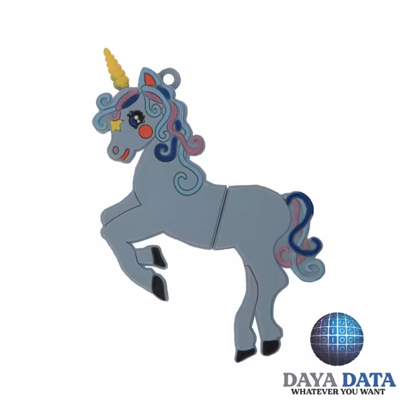 فلش مموری فانتزی دایا دیتا تک شاخ (ایستاده روی پا) مدلPF1019-1 ظرفیت16GB-USB2