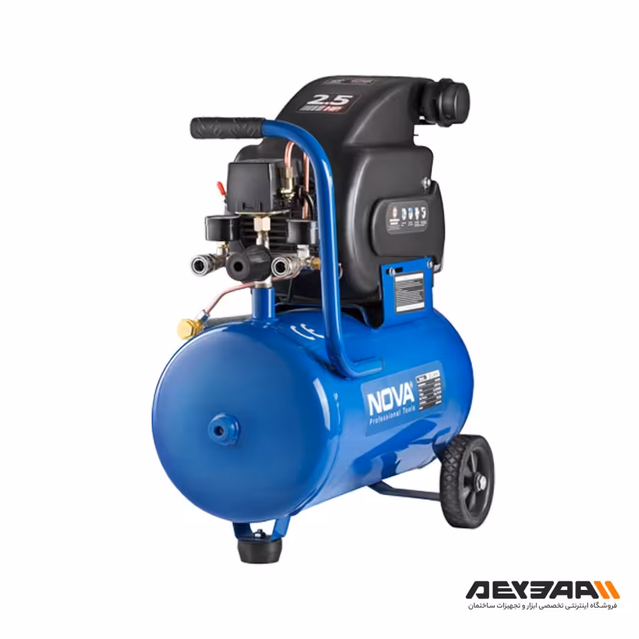 کمپرسور باد 25 لیتری نووا مدل 9025