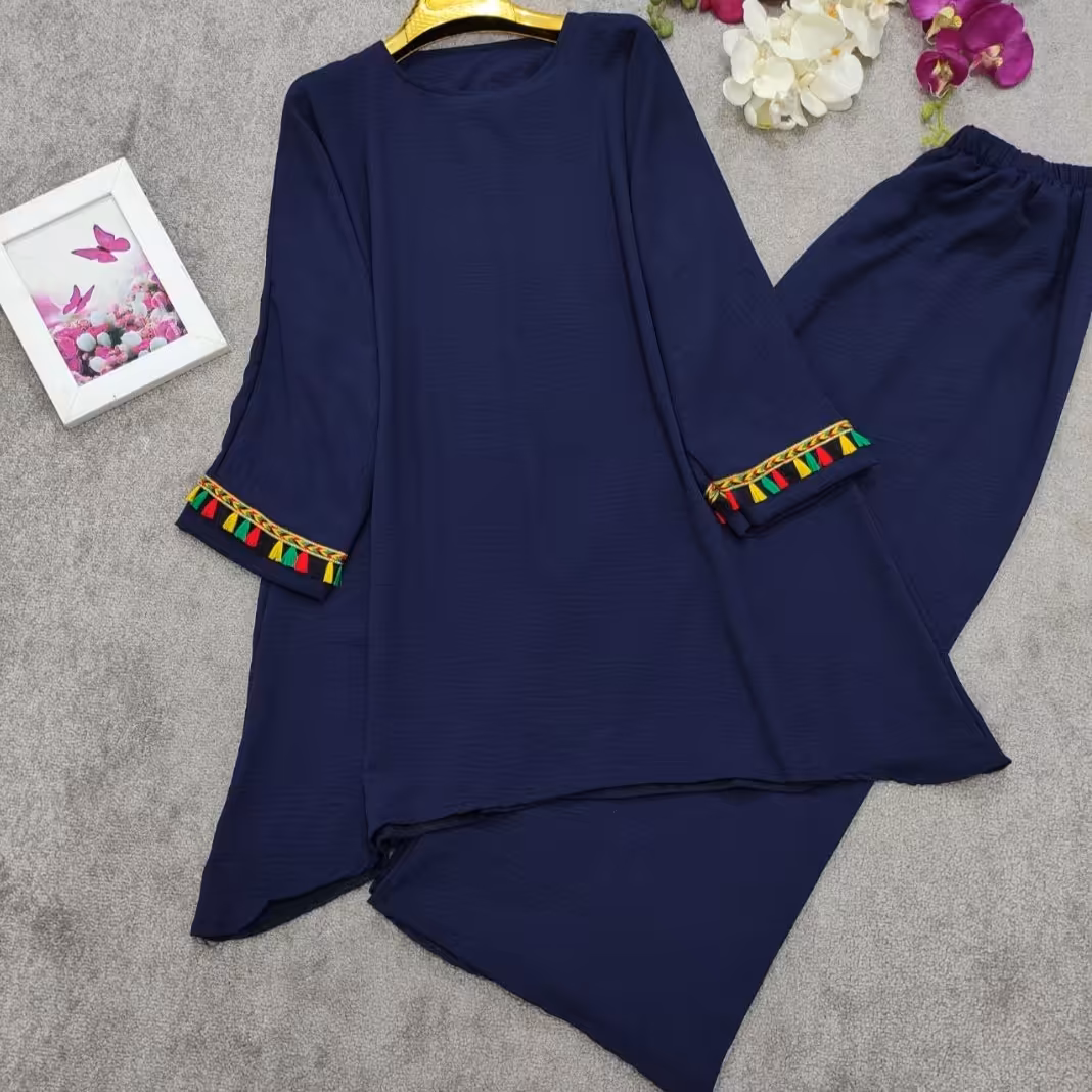 تونیک شلوار جنس ابرو بادی فری سایز تا 46