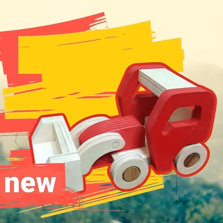 ماشین چوبی مدل لودر