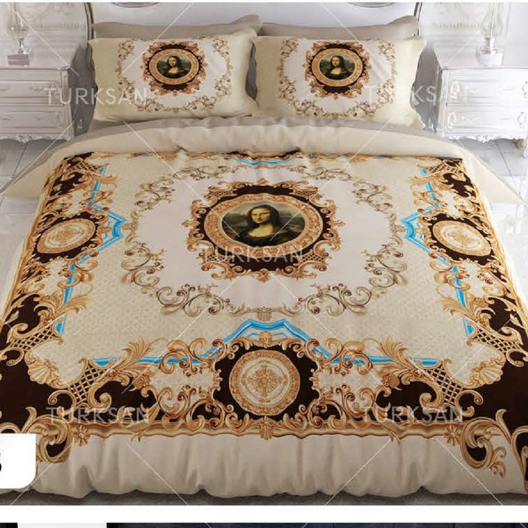 سرویس روتختی ترکسان دو نفره  تک رو 6تکه طرح D18