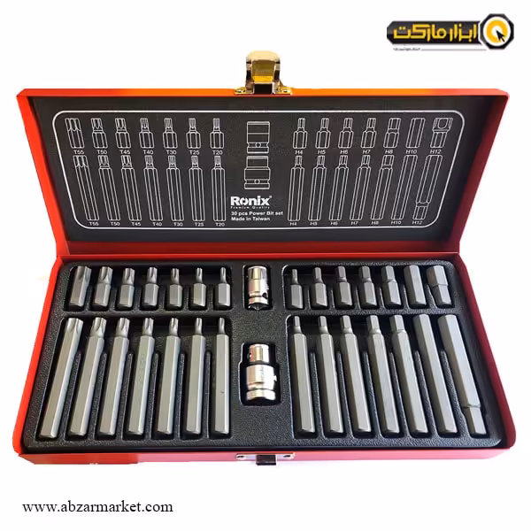 جعبه بیت رونیکس ترکیبی 30 عددی مدل RH-2697