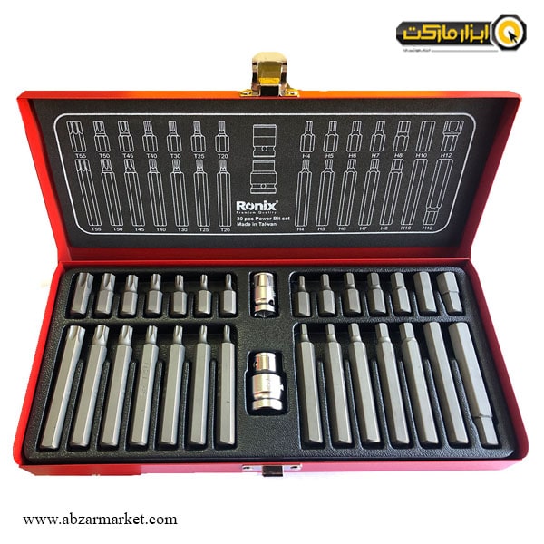 جعبه بیت رونیکس ترکیبی 30 عددی مدل RH-2697