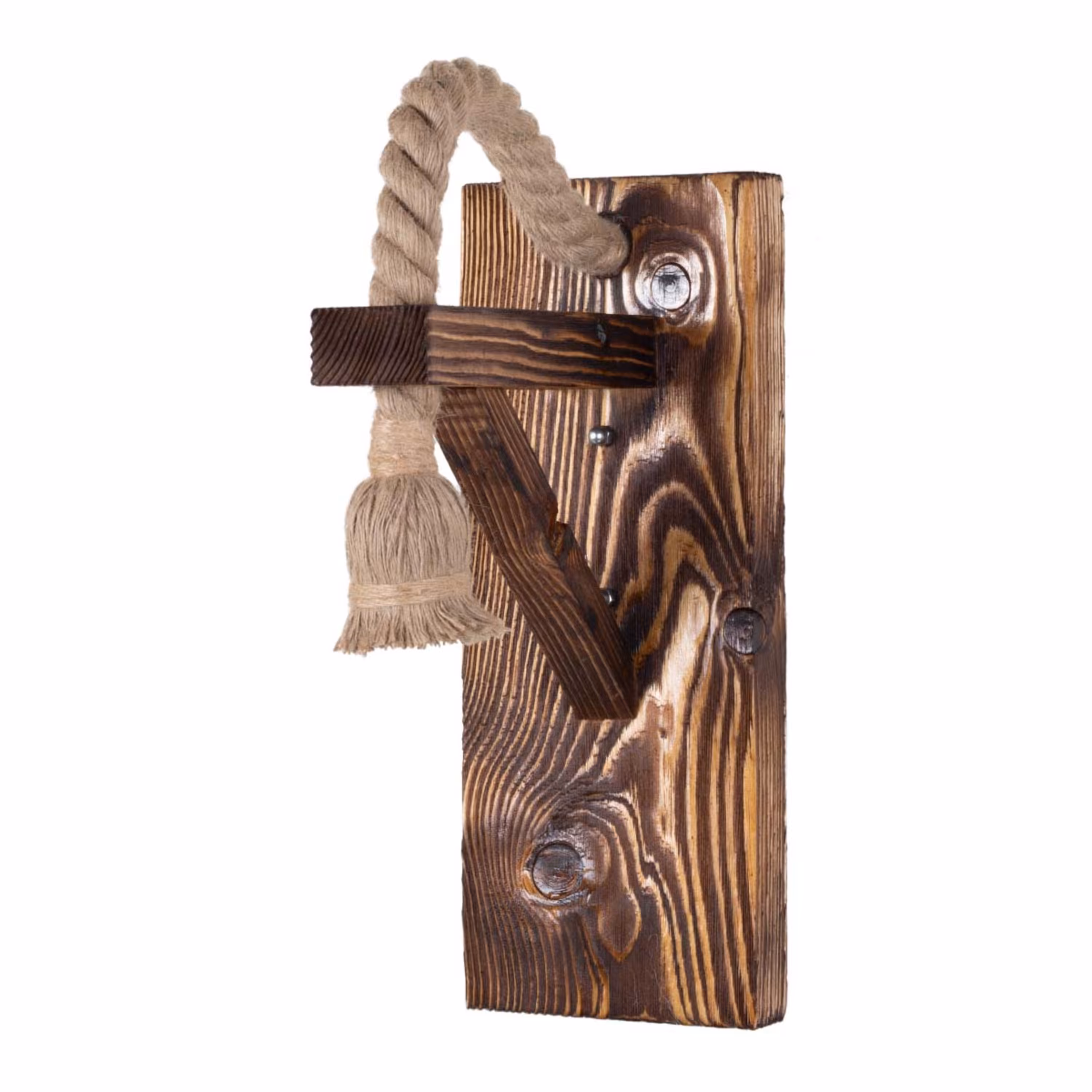 چراغ دیواری چوبی کنفی مدل W-65