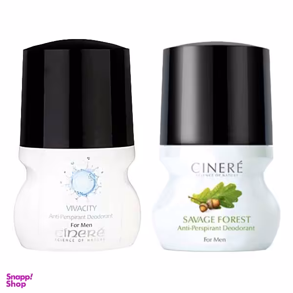 رول ضد تعریق مردانه سینره مدل Savage حجم 50 میلی لیتر به همراه رول ضد تعریق مدل Vivacity