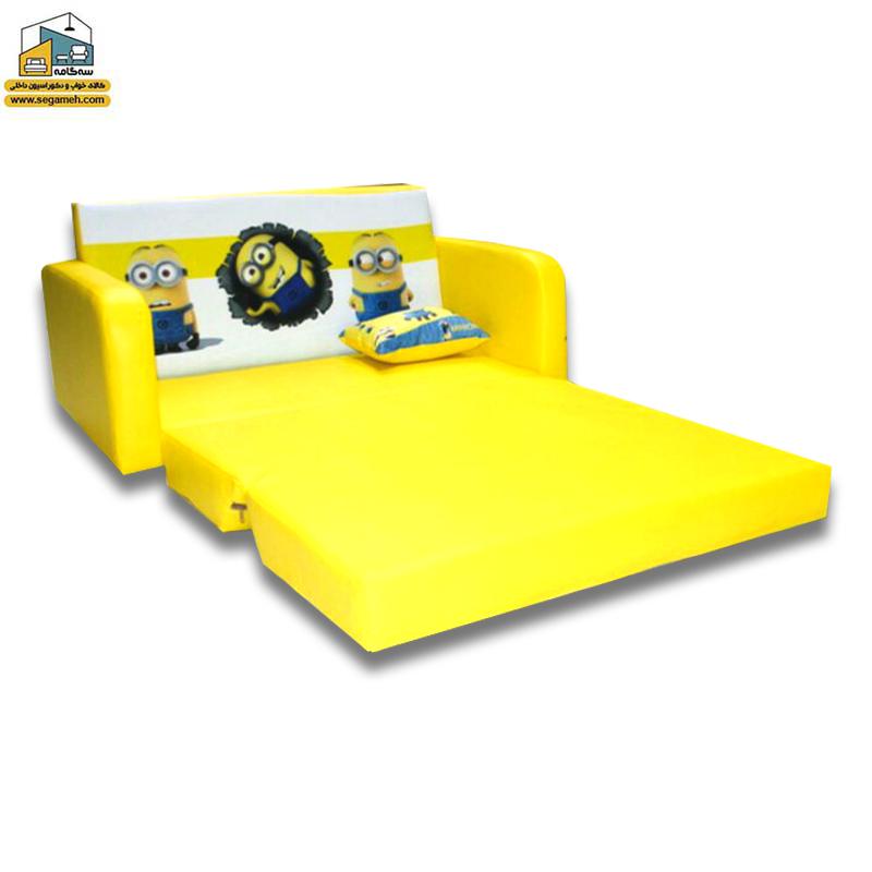 مبل تخت خواب شو کودک و نوجوان مدل مینیون ها