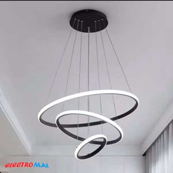 لوستر مدرن مدل سه حلقه دایره