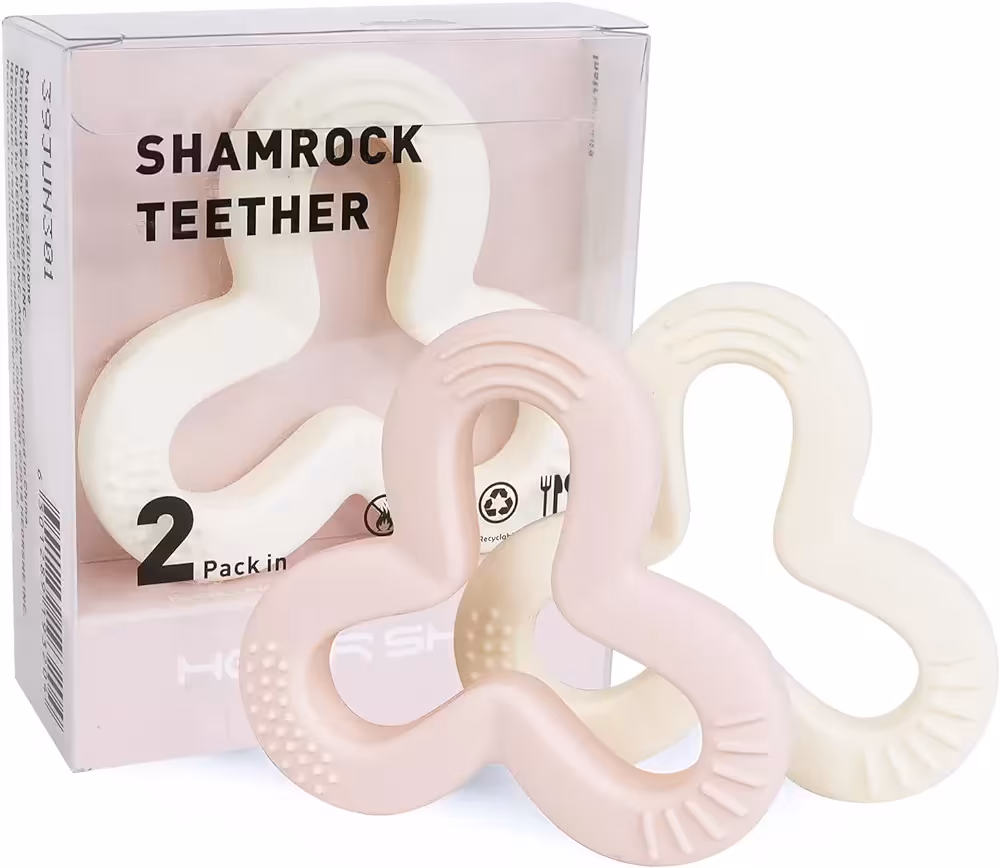 دندان گیر دو عددی هی اور شی heorshe صورتی سفید