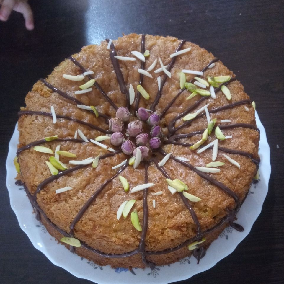 کیک هویج وگردو خونگی