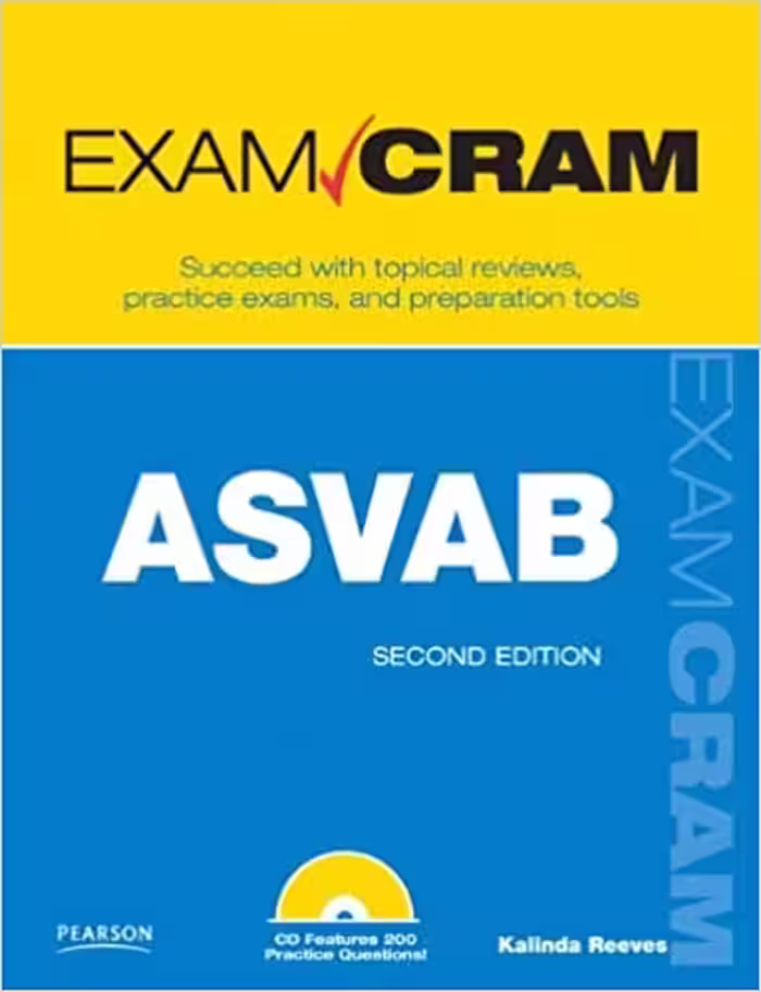 󾕇 دانلود کتاب Asvab Exam Cram - Armed Svcs. Voc. Aptitude Battery, 2nd ed, 2010 - دانلود کتاب های دانشگاهی