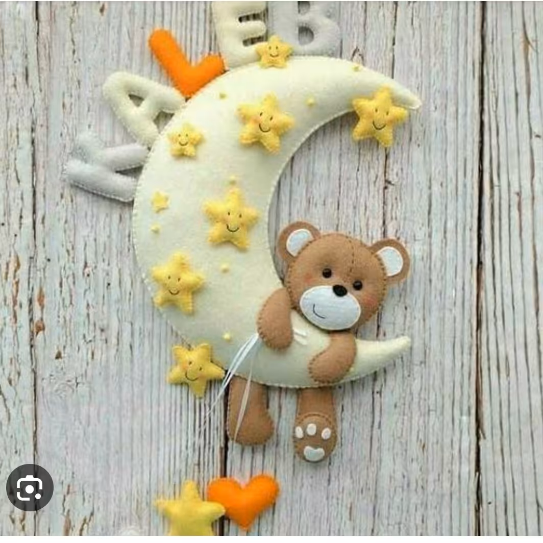 آویز اسم نمدی 