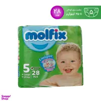 پوشک مولفیکس (Molfix) سایز 5 بسته 12 عددیی