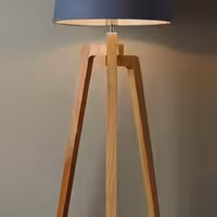 آباژور کنار سالنی ایستاده عصایی بدون کلاهک