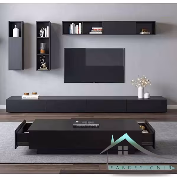 ست میز تلویزیون و جلومبلی fabset-172