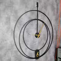 ساعت دیواری فلزی مدرن کد h130 قطر 60 سانت با بهترین کیفیت و ارسال رایگان (پس کرایه)