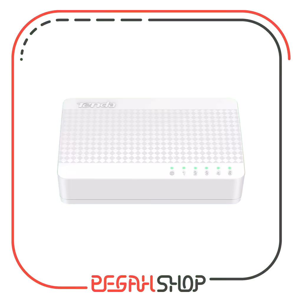 سوییچ شبکه 5 پورت برند Tenda مدل S105