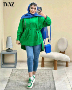 مانتو اسپرت زنانه داکرون رنگ سوال شود مدل رامک