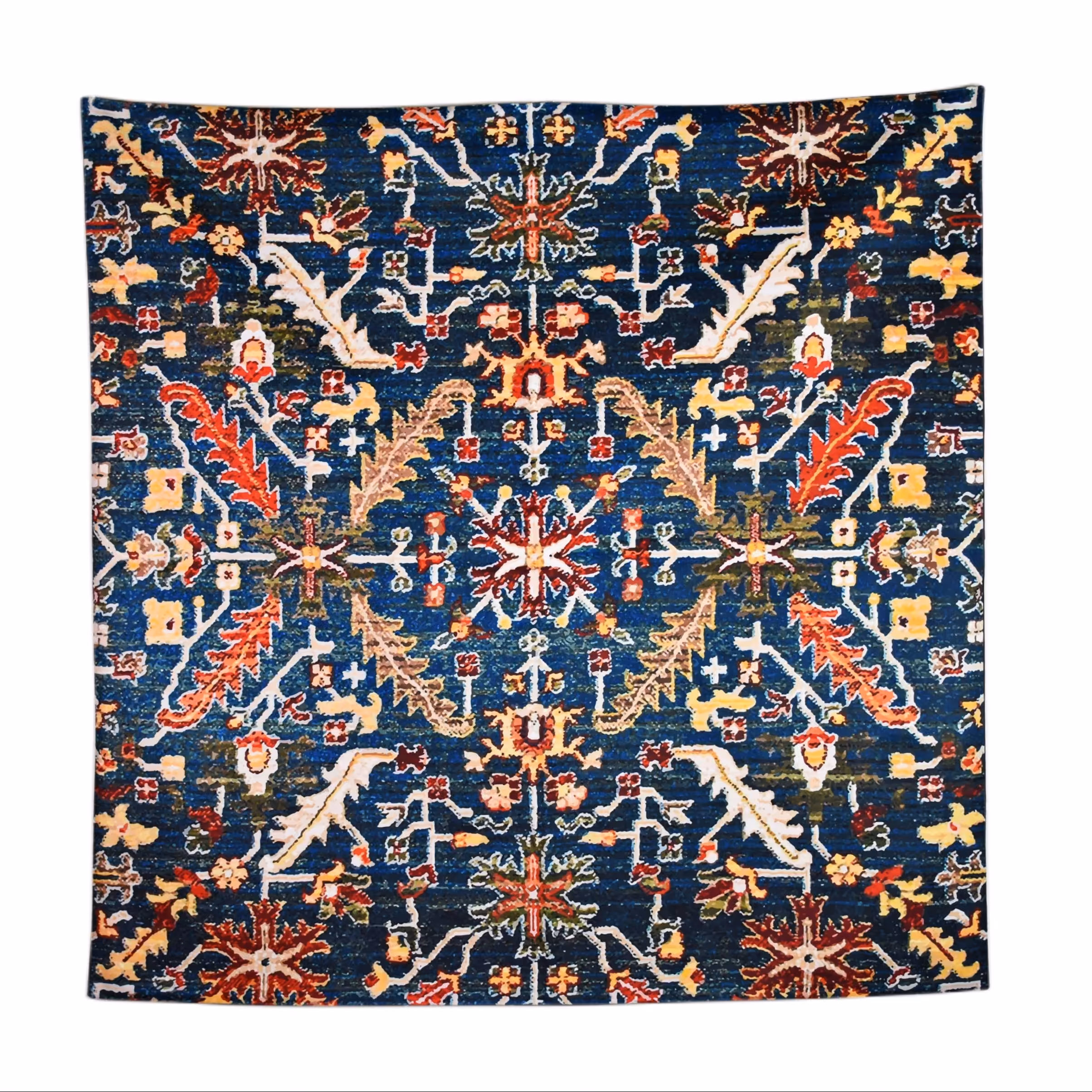 رومیزی مدل مخمل طرح کاشی کد 143
