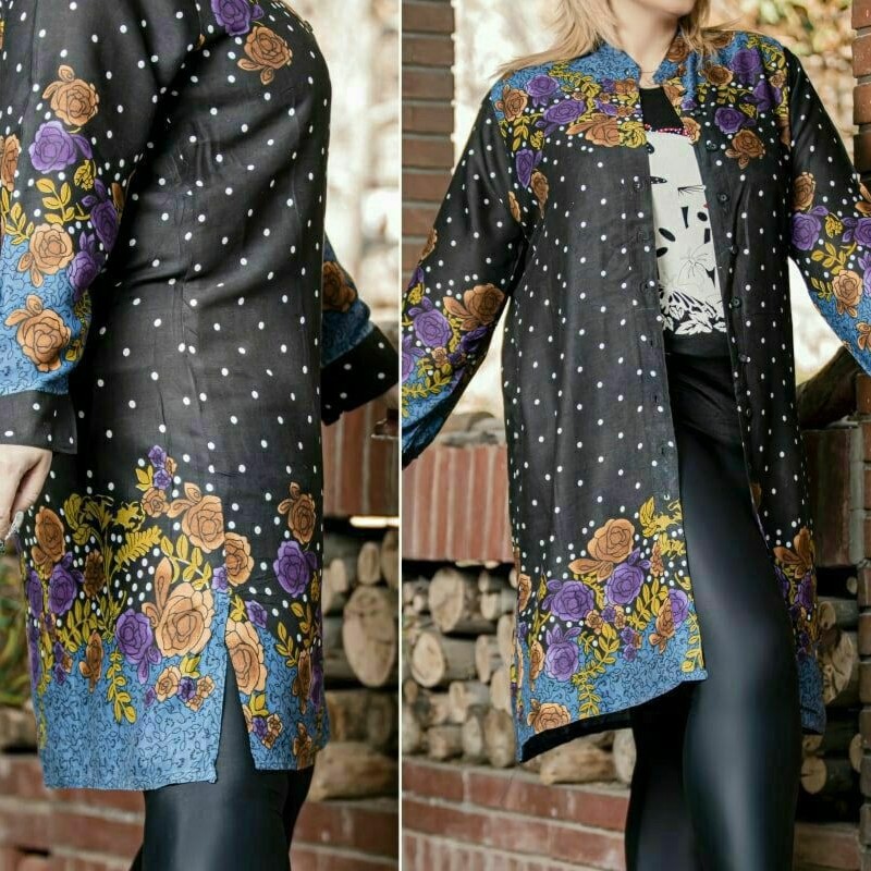 مانتو نخی پارچه خارجی