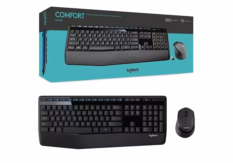 کیبورد و ماوس بی سیم لاجیتک مدل Logitech MK345