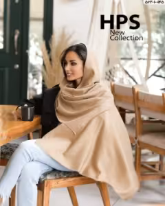 شال موهر طرح دار