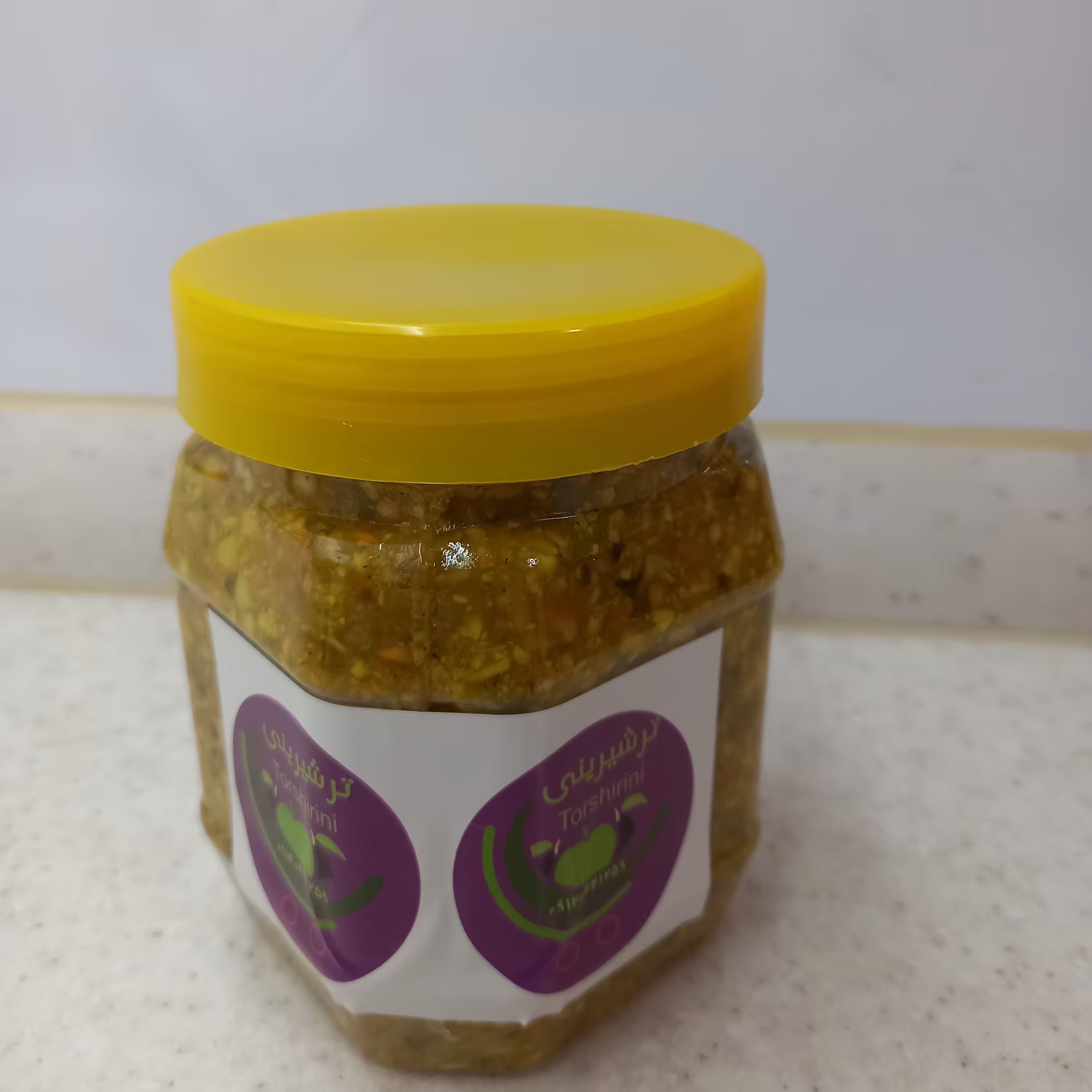 ترشی دودی خونگی محصول ترشیرینی436گرمی