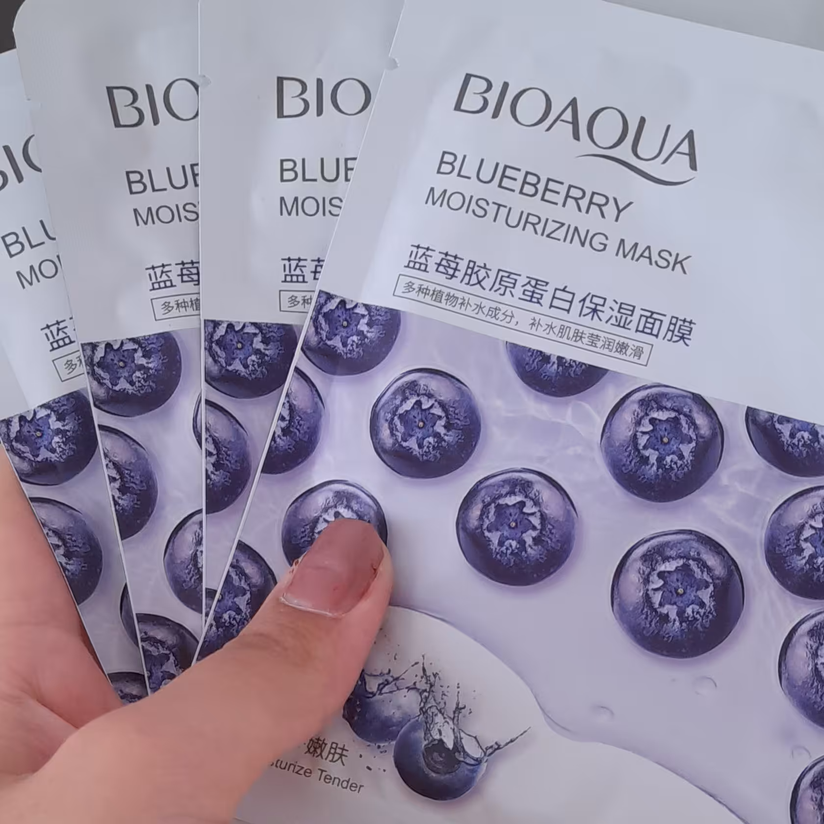 ماسک ورقه ای بلوبری اصل بیوآکوا