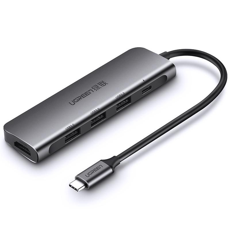 هاب 5 پورت Type-c یوگرین مدل CM136 50209