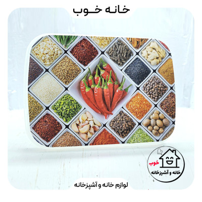 ظروف فریزری کودک دو خانه چاپدار