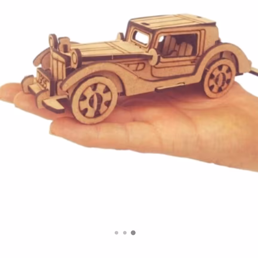 پازل سه بعدی طرح ماشین کلاسیک