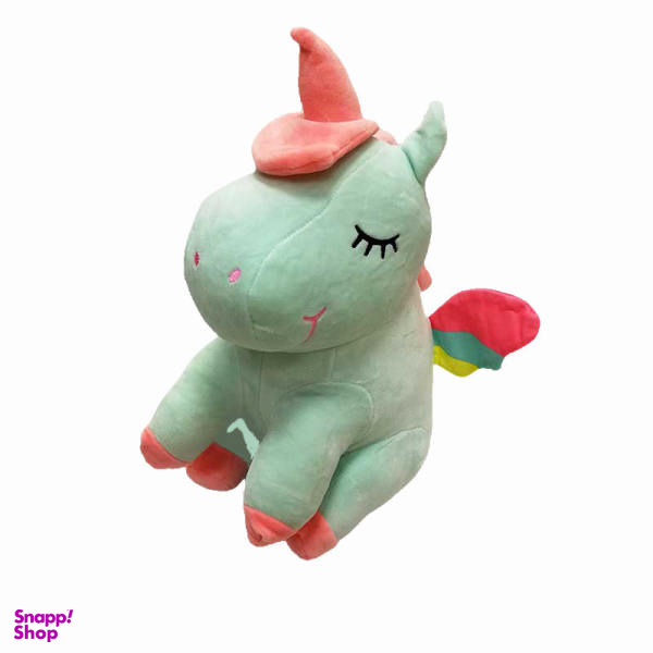 عروسک مدل یونیکورن طرح تپل ارتفاع 33 سانتی متر