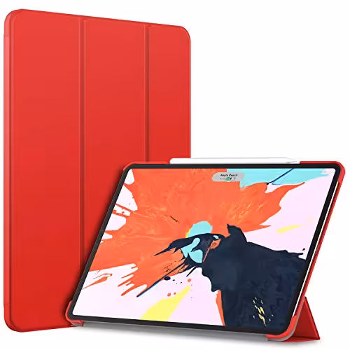 کیف چرمی آیپد (قرمز) Apple iPad Pro 12.9 2018 Smart Case