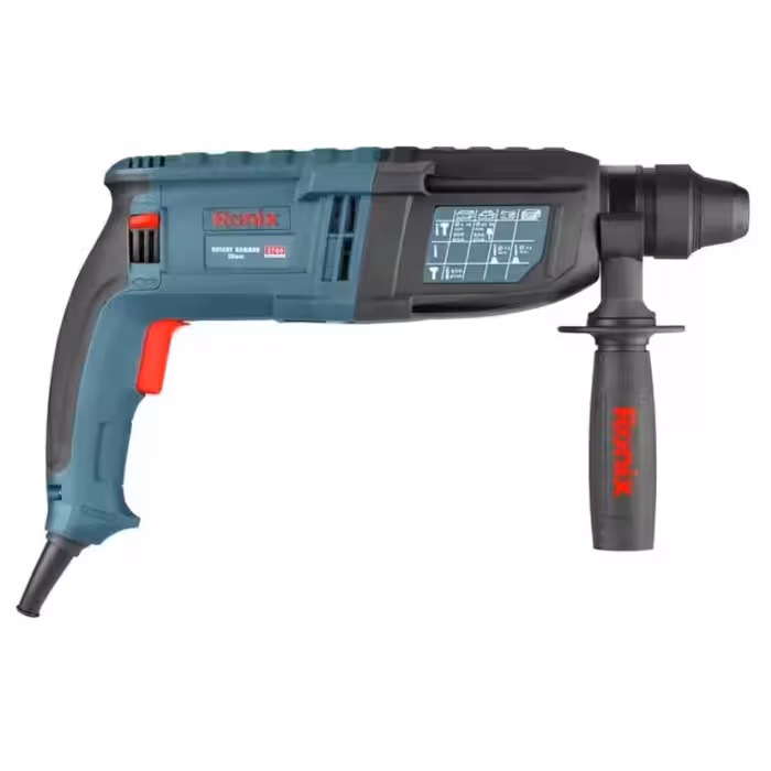 دریل بتن کن 28میلیمتری 850 وات 3 کاره رونیکس مدل 2700 با کارت گارانتی رونیکس سرویس 