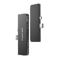 هاب 6 پورت LENTION USB A   USB C مدل CS34
