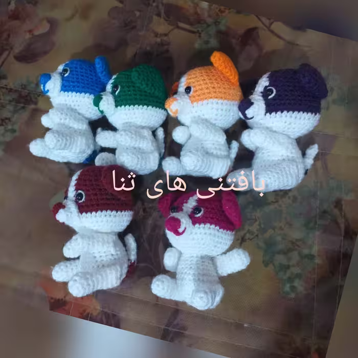 سگ  کوچولوی نمکی  هاپو مناسب آویز و جاکلیدی وهدیه به کوچولوها
