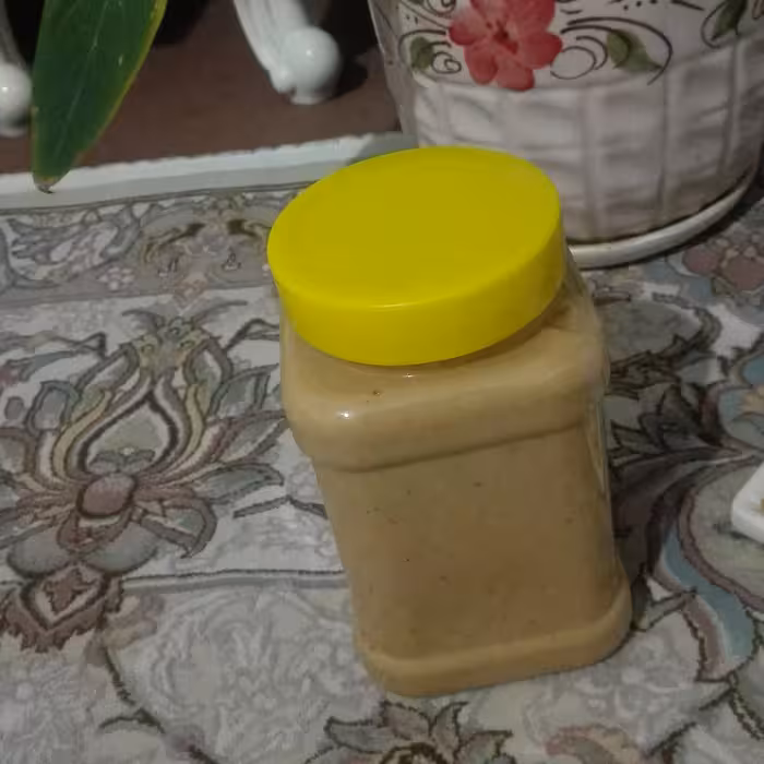 کره بادام زمینی درجه یک با بهترین کیفیت 400 گرمی