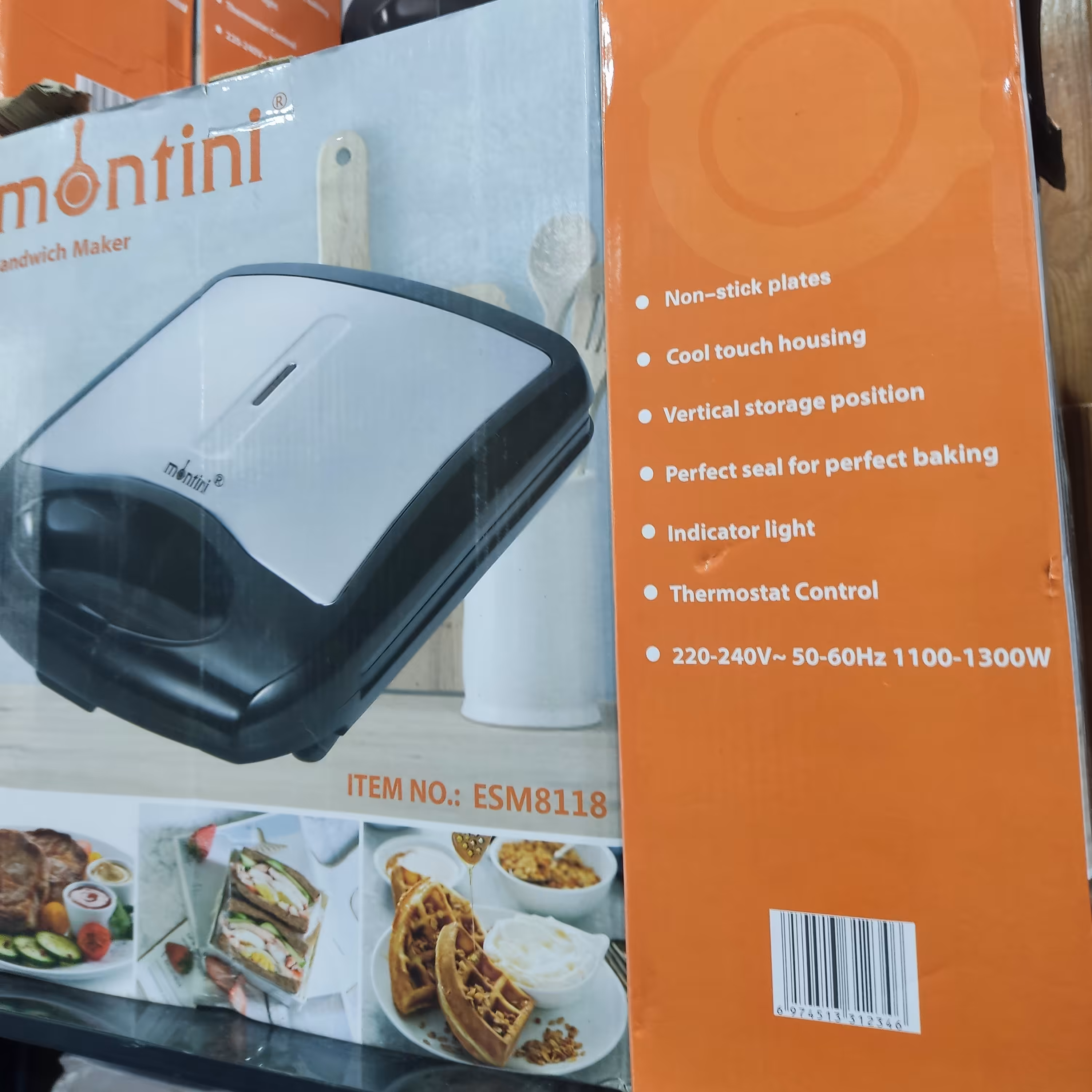 اسنک ساز مونتینی مدل esm-8118توان مصرفی1100تا1300 وات