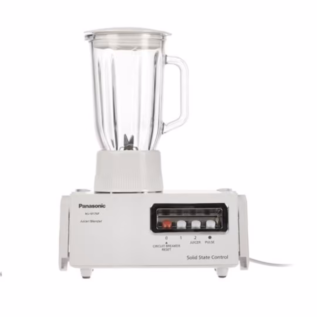 پارچ مخلوط کن پاناسونیک Panasonic(پارچ کامل شامل: پارچ شیشه ای اصل به همراه درب+ کاسه مخلوط کن به همراه تیغ و کوبل) اصل 