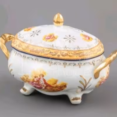 شکلات خوری چینی مدل صندوقی