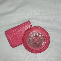 ست آینه و جاکارتی چرم مصنوعی