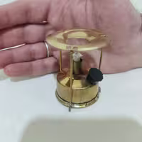 چراغ والر برنجی فیتله ای کوچک تزئینی (کاربردی ) دکوری مینیاتور تزیینی