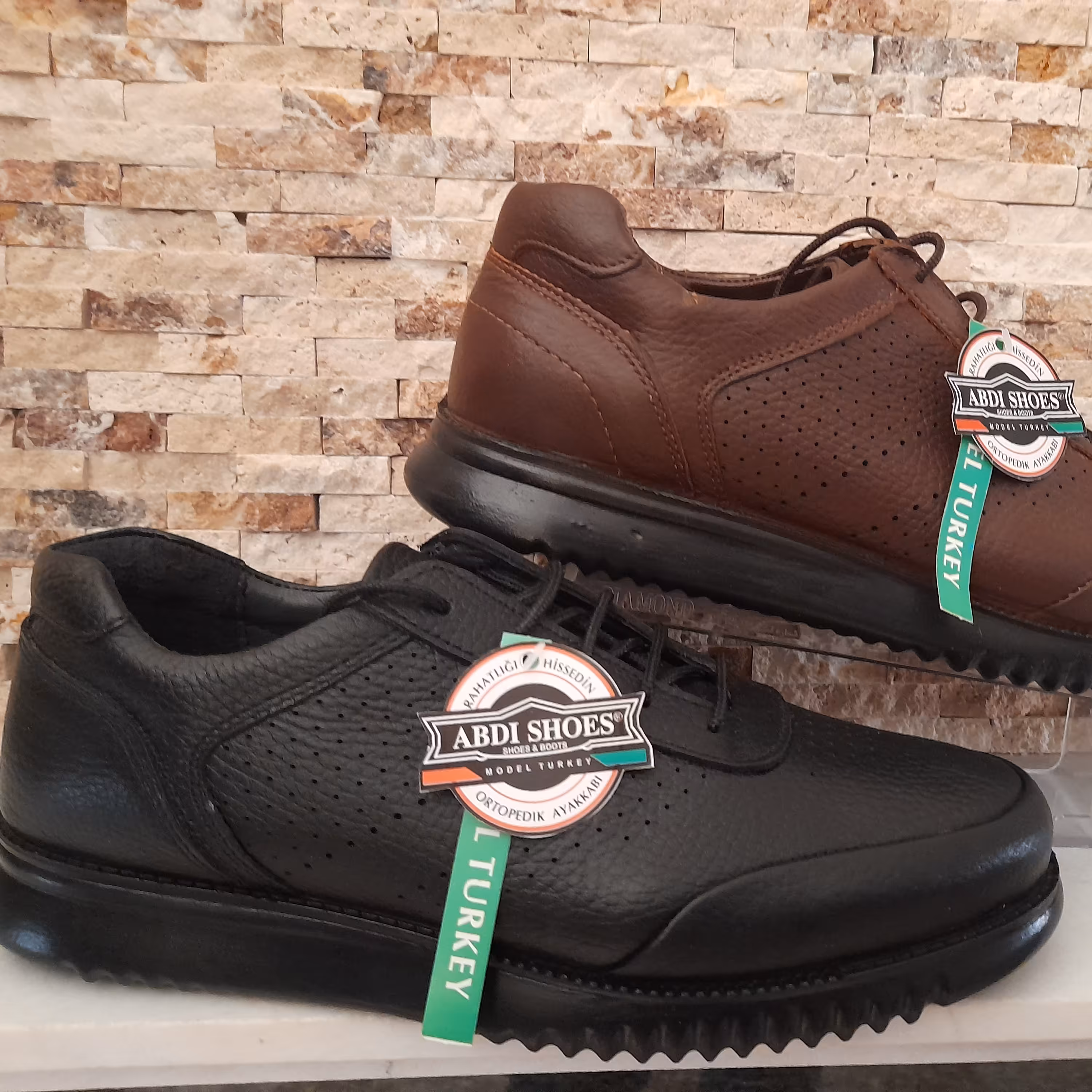 کفش چرم زیره تزریق تک سایز  40