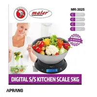 ترازو آشپزخانه مایر مدل MR-3025 - مشکی